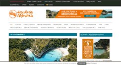 Desktop Screenshot of descobreixmenorca.com